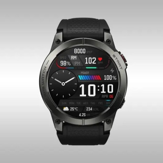 Smartwatch Zeblaze Stratos 3 PREMIUM Abyss Czarny | GPS NiebieskiTOOTH 5 ATM