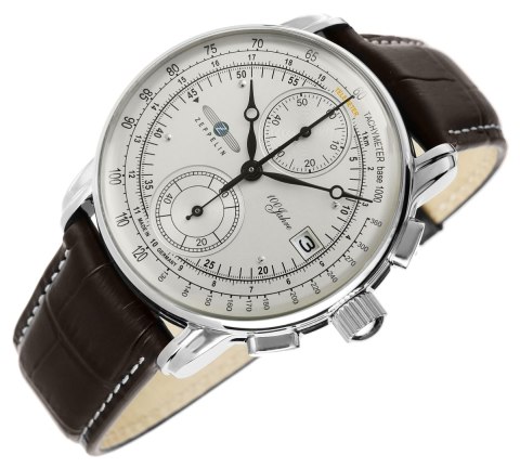 Zegarek Męski Zeppelin 100 Yahre Chronograph 8670-1 + BOX