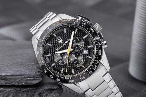 Zegarek Męski Maserati Traguardo Chrono R8873612042 + BOX