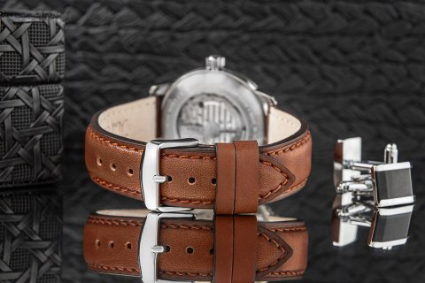 Zegarek Męski Zeppelin Mediterranee Open Heart Automatic 9666-5 + BOX