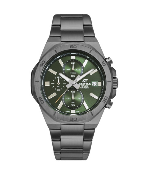 Zegarek kwarcowy Casio Edifice EFV-640DC-3AVUEF | Zielony 10 bar