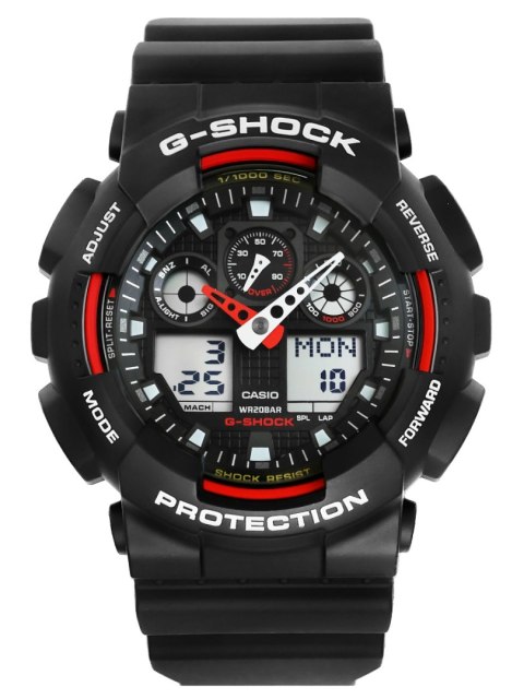 Zegarek Męski CASIO G-SHOCK GA-100-1A4ER 20 Bar Do Nurkowania+ BOX