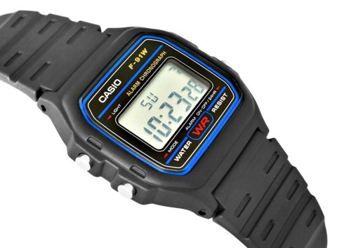 Zegarek Męski CASIO F-91W-1YEG + BOX