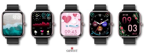 Smartwatch Giewont Dynamic SmartCall GW230-3 - Rose Gold/Black Effect